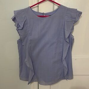 Sleeveless ruffled top